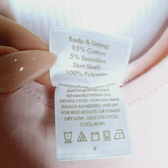 Hanna Andersson Soft Tulle Dress Girls 6-7 120cm Princess Flutter Ballet Pink - Picture 4 of 12